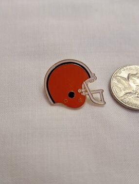 Browns Football Helmet Pin